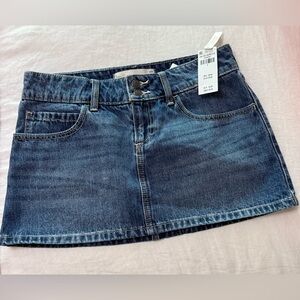Hollister Denim Mini Skirt NWT